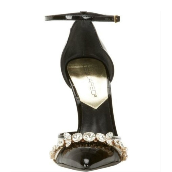 DSQUARED2 Black Embellished Stilettos - Picture 2 of 5